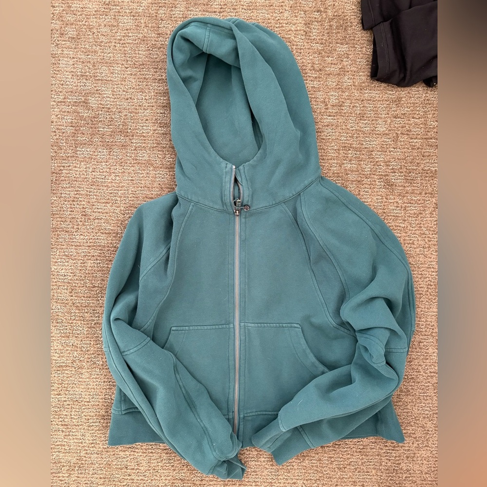Lululemon Scuba Full Zip Hoodie - M/L teal